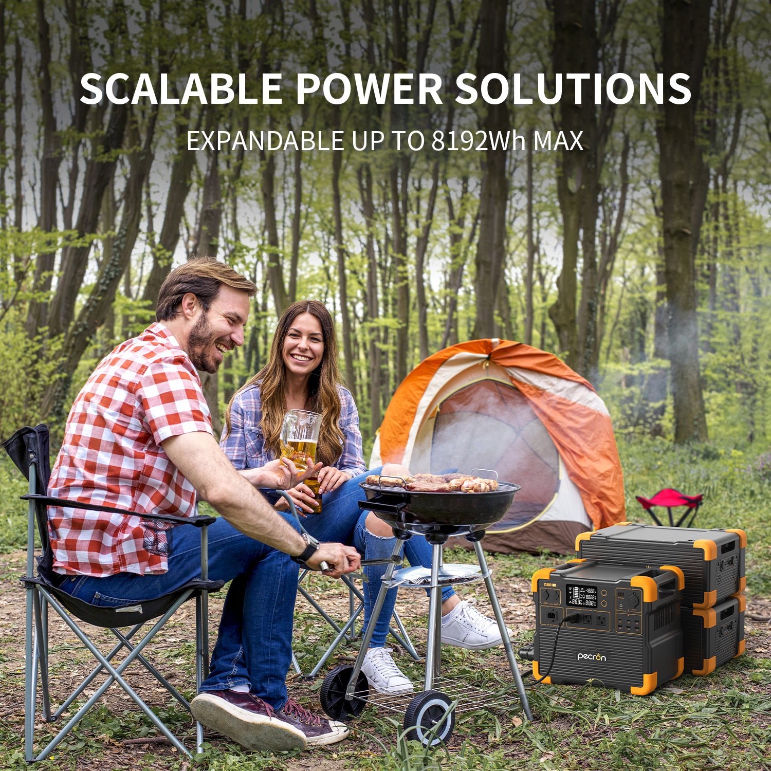 PECRON E2400LFP Portable Power Station 2400W 2048Wh PRE-ORDER