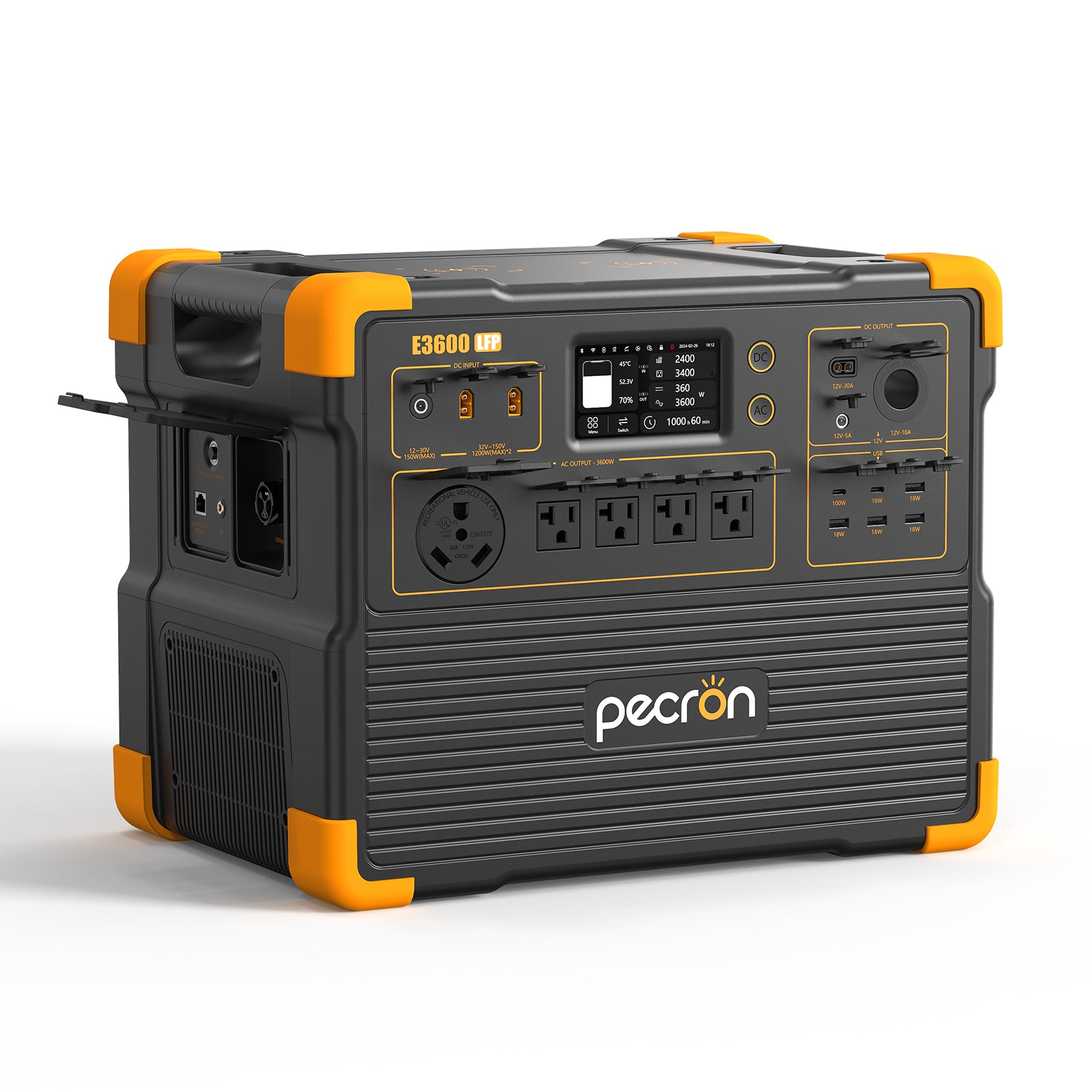 PECRON E3600LFP Portable Power Station 3600W 3072Wh PRE-ORDER