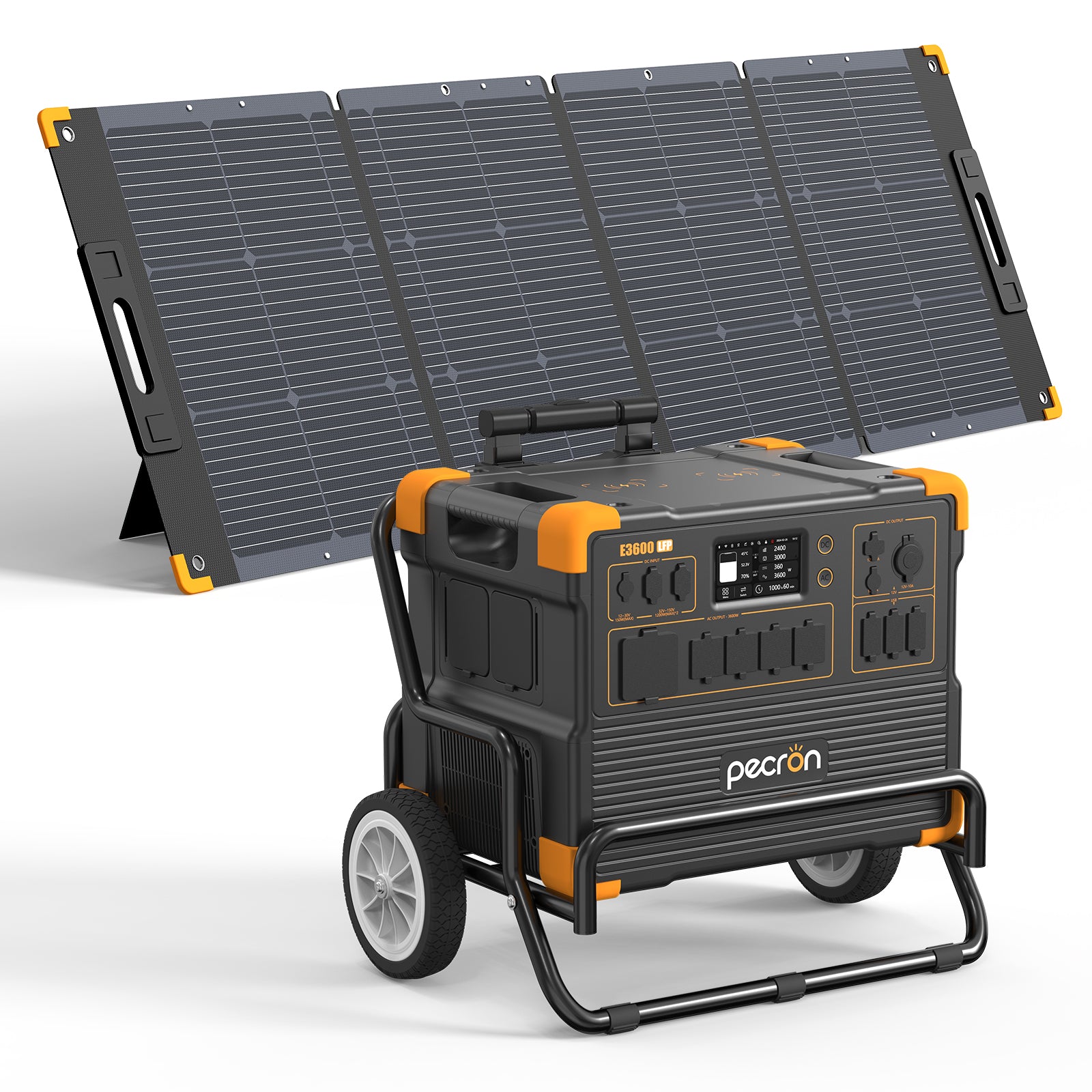 PECRON E3600LFP Solar Generator Kit 3600W 3072Wh