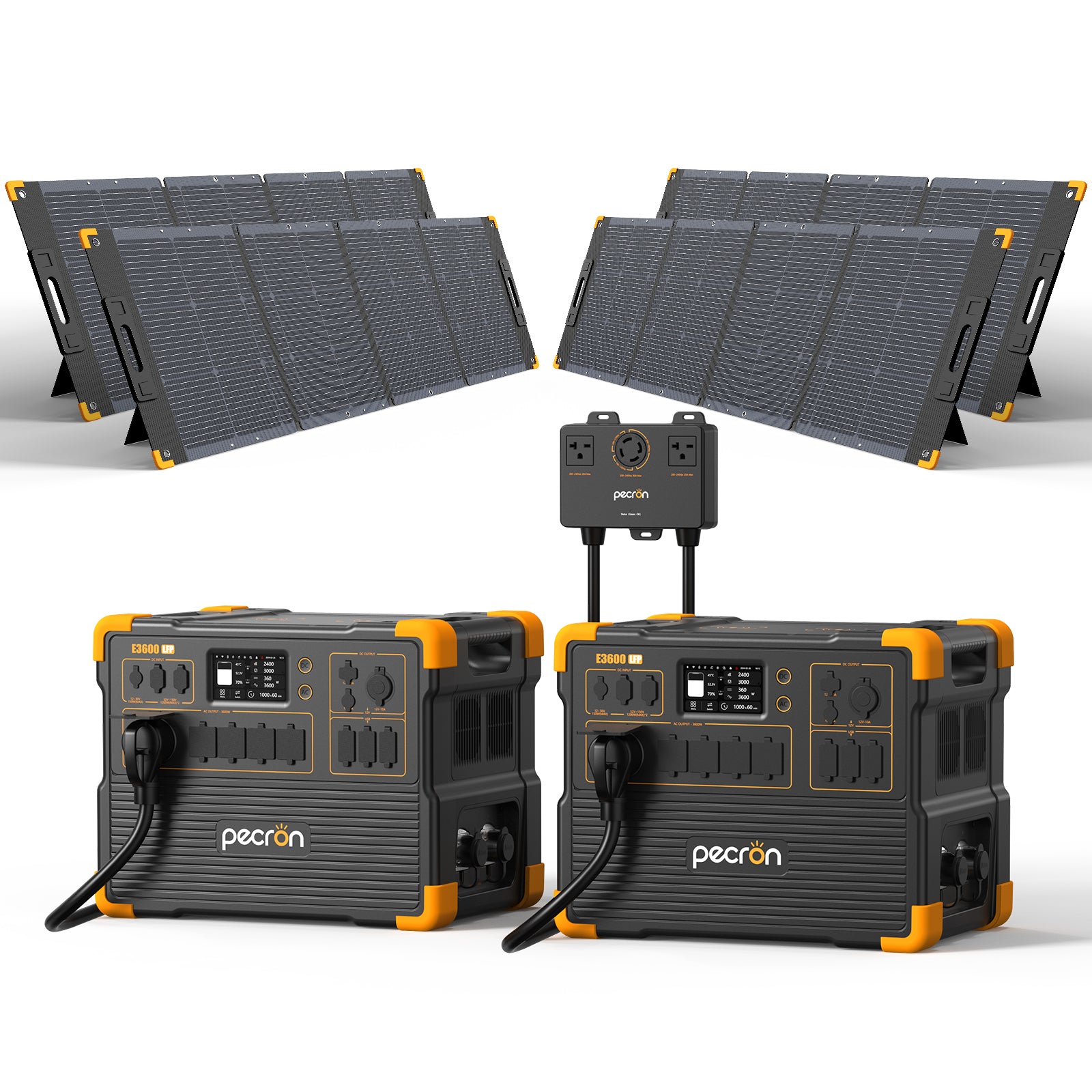 PECRON E3600LFP Portable Power Station 3600W 3072Wh