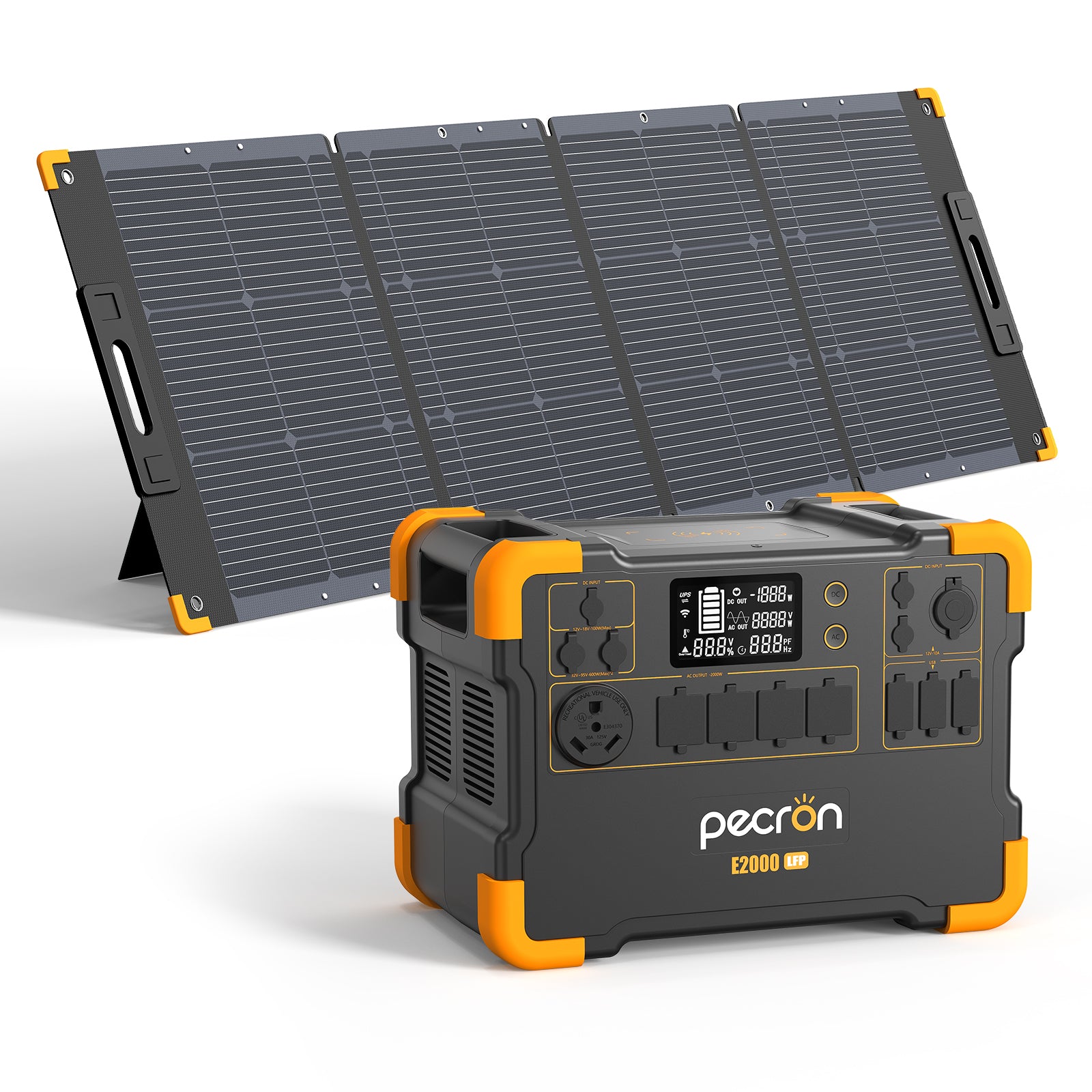 PECRON E2000LFP Expandable Portable Power Station 2000W 1920Wh