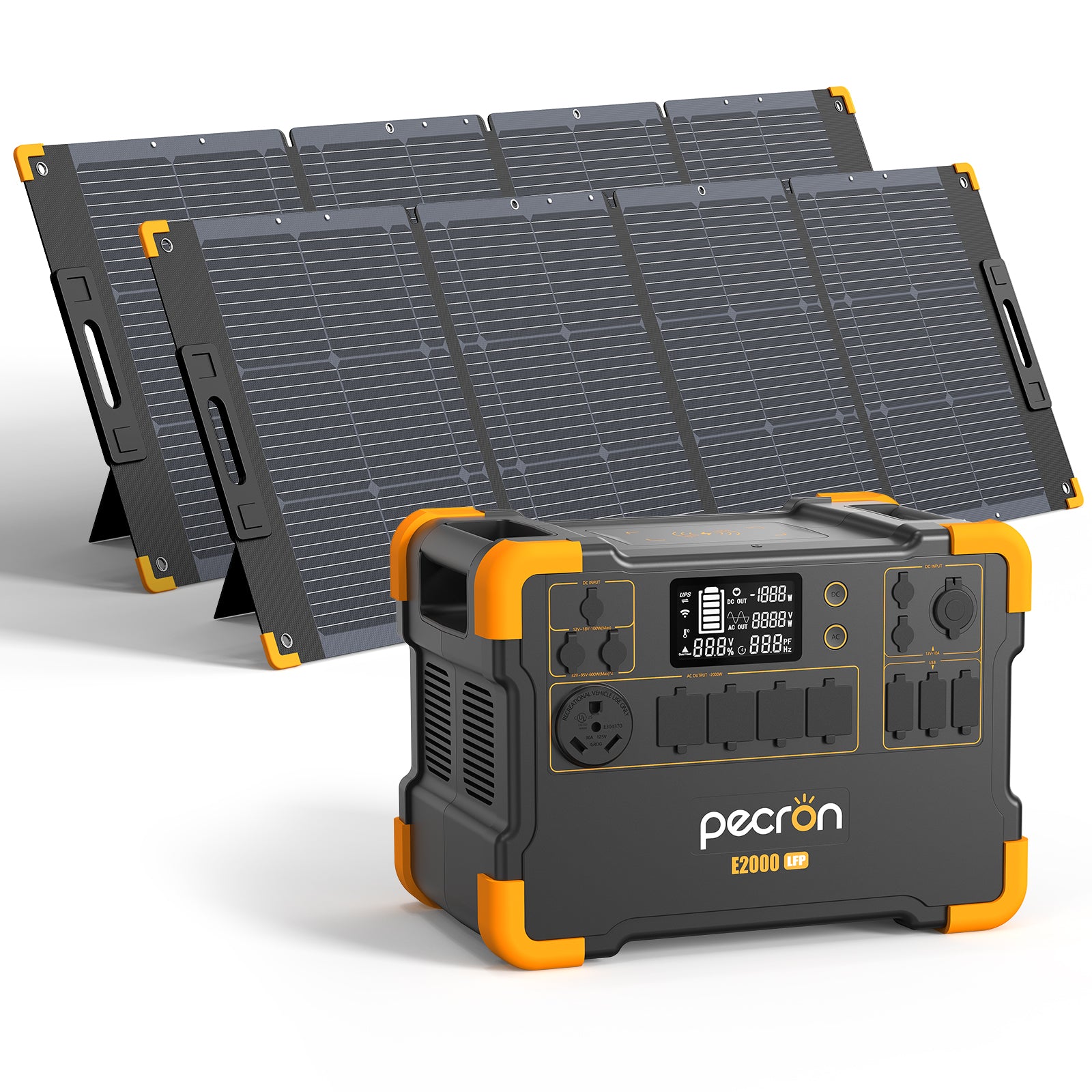 PECRON E2000LFP Expandable Portable Power Station 2000W 1920Wh