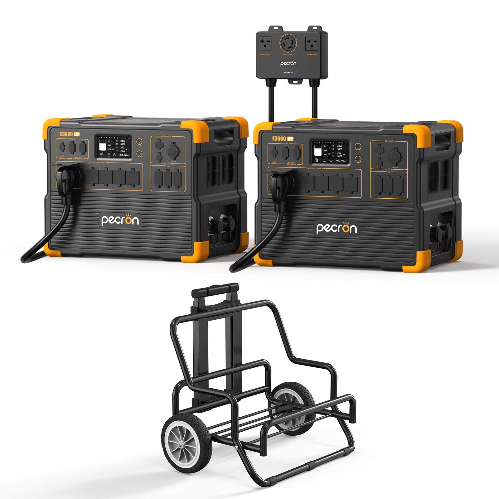 PECRON E3600LFP Portable Power Station 3600W 3072Wh