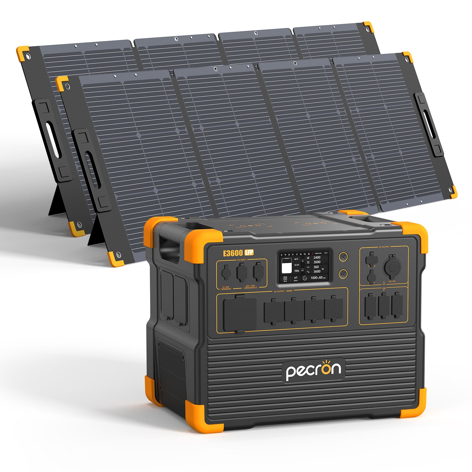 PECRON E3600LFP Solar Generator Kit 3600W 3072Wh PRE-ORDER